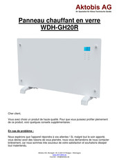 Aktobis WDH-GH20R Mode D'emploi