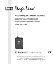 IMG STAGELINE TXS-606HSE Mode D'emploi