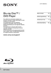Sony BDP-S6500 Mode D'emploi
