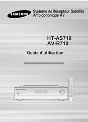 Samsung AV-R710 Guide D'utilisation