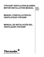 Thermador VTR1030P Manuel D'installation