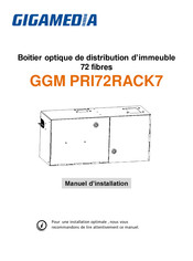 gigamedia GGM PRI72RACK7 Manuel D'installation