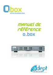 ADEPT Telecom O.box Manuel De Référence