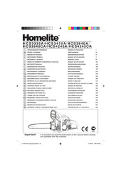 Homelite HCS3840A Manuel D'utilisation