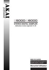 Akai S6000 Manuel De L'utilisateur