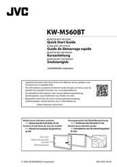 JVC KW-M560BT Guide De Démarrage Rapide