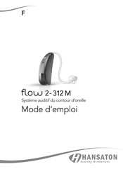 Hansaton flow 2-312 M Mode D'emploi