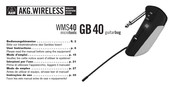 AKG Acoustics WMS40 microtools GB40 guitarbug Mode D'emploi