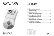 Sanitas SEM 40 Mode D'emploi