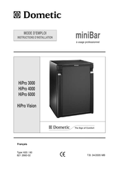 Dometic HiPro 6000 Mode D'emploi