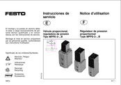 Festo MPPE-3- B Série Notice D'utilisation