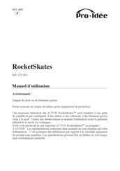 Pro Idee RocketSkates R6 Manuel D'utilisation