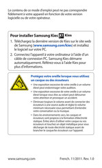 Samsung Galaxy Note n7000 Mode D'emploi