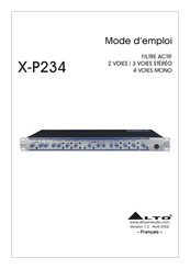 Alto X-P234 Mode D'emploi