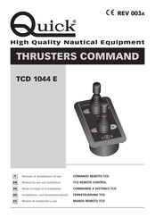 Quick TCD 1044 E Mode D'emploi Et D'installation