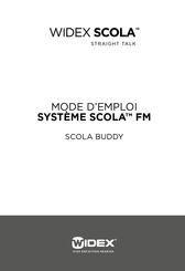 Widex SCOLA FM Mode D'emploi
