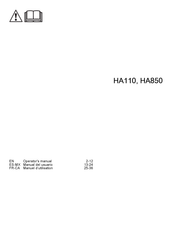 Husqvarna HA850 Manuel D'utilisation