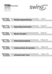 HumanTechnik SWING digital Mode D'emploi