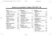 Cadillac ATS 2015 Guide Du Propriétaire