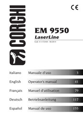 Corghi LaserLine EM 9550 Manuel D'utilisation