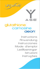 LifeWave Y age Carnosine Mode D'emploi