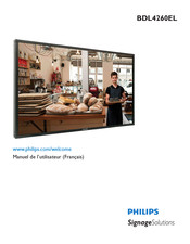 Philips BDL4260EL Manuel De L'utilisateur