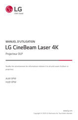 LG CineBeam HU810PW Manuel D'utilisation