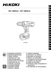 HIKOKI DV 18DCL2 Mode D'emploi