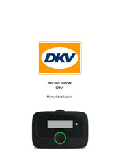 DKV BOX EUROPE Manuel D'utilisation