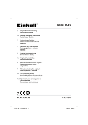 Einhell GC-BC 31-4 S Instructions D'origine