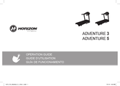 Horizon Fitness ADVENTURE 3 Guide D'utilisation