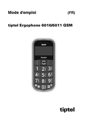 TIPTEL Ergophone 6011 GSM Mode D'emploi