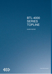 BTL 4000 TOPLINE Série Guide Rapide