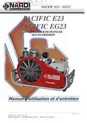 NARDI COMPRESSORI PACIFIC E23 Manuel D'utilisation Et D'entretien