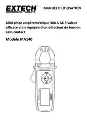 Extech Instruments MA140 Manuel D'utilisation