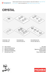 Franke CRYSTAL FH CR 604 4G Manuel D'utilisation