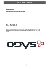 Odys Slim TV 900-R Mode D'emploi