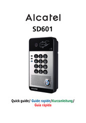Alcatel SD601 Guide Rapide