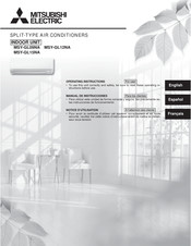 Mitsubishi Electric MSY-GL09NA Notice D'utilisation