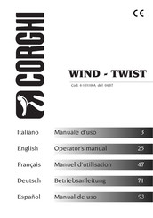 Corghi Wind-twist Manuel D'utilisation