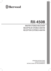 Sherwood RX-4508 Guide D'utilisation