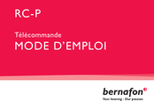 Bernafon RC-P Mode D'emploi
