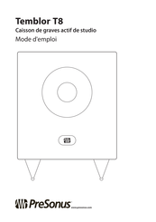 PRESONUS Temblor T8 Mode D'emploi