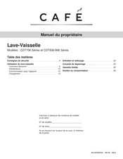 Cafe CDT836-866 Série Manuel Du Propriétaire