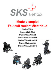 SKS Rehab Swiss VIVA Junior Mode D'emploi