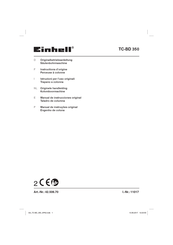 EINHELL TC-BD 350 Instructions D'origine
