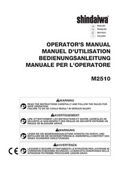 Shindaiwa M2510 Manuel D'utilisation