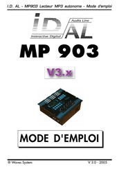 waves system MP 903 Mode D'emploi