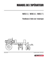 Wallenstein WX950 Manuel De L'opérateur