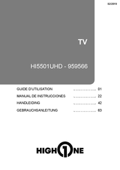 HIGH ONE HI5501UHD Guide D'utilisation